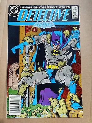 Buy Vintage Detective Comics #585 VF- April 1988 The Ratcatcher DC Comics • 7.20£