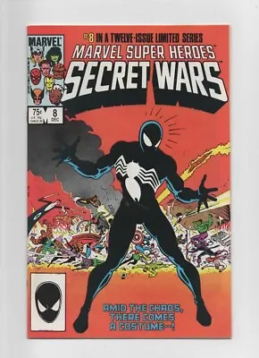 Buy Marvel Super Heroes Secret Wars  #8   Vf+   Black Costume Symbiote Spider-man • 200£