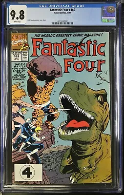 Buy Fantastic Four #346 CGC 9.8 1st Cameo App TVA Loki Deadpool MCU KEY 1991 Marvel • 106.72£