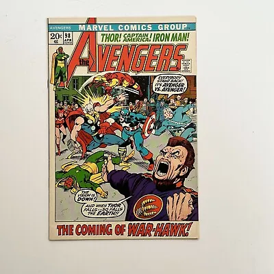 Buy Avengers #98 1972 FN/VF Goliath Becomes Hawkeye Cent Copy • 30£