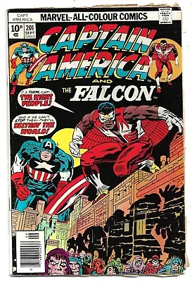 Buy Captain America #201 And The Falcon VG (1976) Marvel Comics • 3£