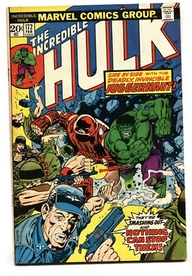 Buy Incredible Hulk #172  1974 - Marvel  -FN - Comic Book • 46.31£