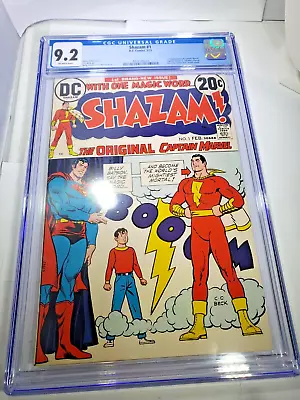 Buy SHAZAM 1 Cgc 9.2 DC 1973 1st Appearance Of Captain Marvel Mary Jr Since Golden A • 107.55£