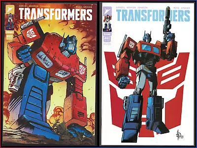 Buy Transformers #1-a (2023) 1st & 2nd Print Set Optimus Energon Gi Joe Image 9.4 Nm • 19.91£