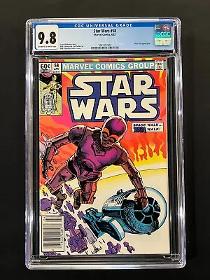 Buy Star Wars #58 CGC 9.8 (1982) – Newsstand Edition - C-3PO And R2-D2 • 181.40£