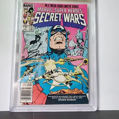 Buy Marvel Super Heroes Secret Wars #7N Newsstand Variant CBCS 9.0 1984 White Pages • 94.71£