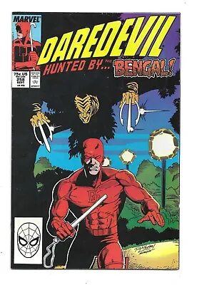 Buy 1988 Marvel-Daredevil #258-I Heard The Jungle Breathe-1st App. Of The Bengal-NM • 6.24£