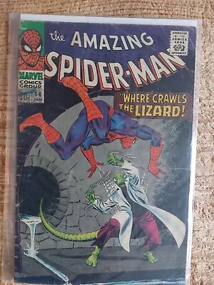Buy AMAZING SPIDER-MAN #44 2ND APP CURT CONNORS LIZARD JAN 1967 MARVEL COMICS Good • 39.99£