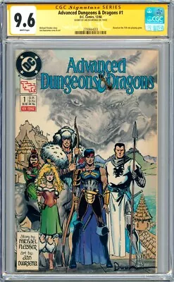 Buy CGC SS 9.6 SIGNED Jan Duursema TSR AD&D Advanced Dungeons & Dragons #1 DC Comic • 159.90£