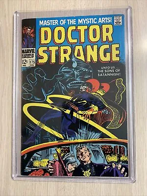 Buy Dr. Strange 175 Vf+ White Pages 1968 Gorgeous Shiny Covers Clea Ist Satannish • 99.94£