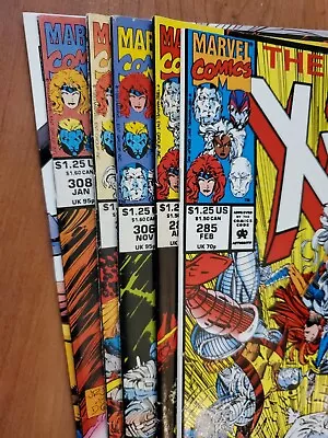 Buy The Uncanny X-Men #285,287,306-308,325 VF+VFNM Marvel Comics (Lot Of 6) • 29.38£