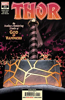 Buy Thor #23 God Of Hammers Finale 2nd Print Variant (2022) • 4.95£
