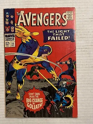 Buy Avengers #35 (Marvel 1966) Living Laser Appearance! Goliath : Black Widow Cameo • 32.06£
