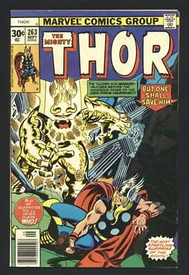 Buy Thor #263 G 1977 Marvel Comic Book • 1.59£