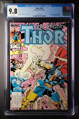 Buy Thor #339 (1984,Marvel Comics) ~ CGC 9.8 • 72.74£