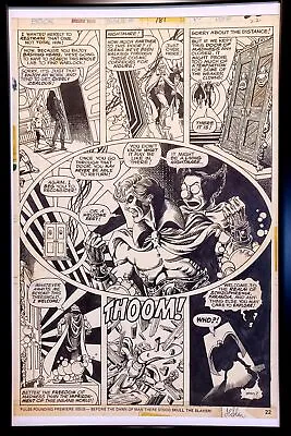 Buy Strange Tales #181 Pg. 22 By Jim Starlin 11x17 FRAMED Original Art Print Marvel  • 47.28£