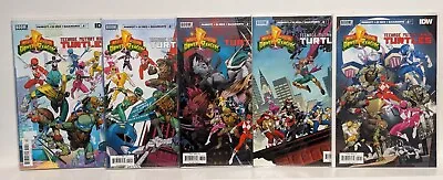 Buy Power Rangers Teenage Mutant Ninja Turtles TMNT 1-5 Full Set Boom Studios Comics • 24.99£