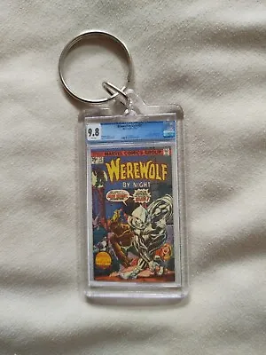 Buy Werewolf By Night 32 CGC 9.8 Mini Slab Keychain • 4£