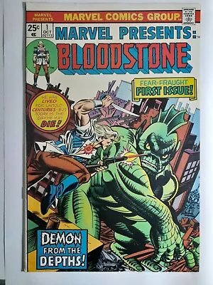 Buy 1975 Marvel Presents 1: Bloodstone F/VF. First App. Bloodstone. Gil Kane CVR • 34.13£