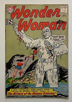 Buy Wonder Woman #135 (DC 1963) RARE FN- Condition Silver Age Comic. • 48.75£