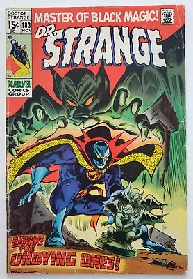 Buy Doctor Strange #183 VG  1st Series  1ST APP OF THE UNDYING ONES!!  FINAL ISSUE!! • 36.18£