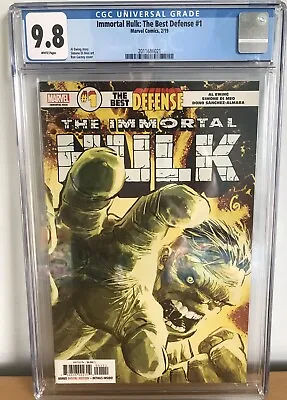 Buy The Immortal Hulk #1 The Best Defence CGC 9.8 NM February 2019 Ewing • 99.99£