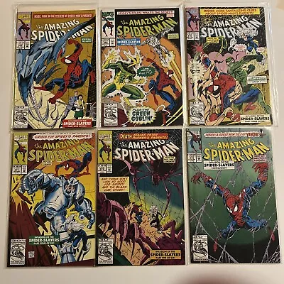Buy Amazing Spider-Man #368-373 Lot Invasion Of The Spider-Slayers Arc Marvel 1992 • 23.74£