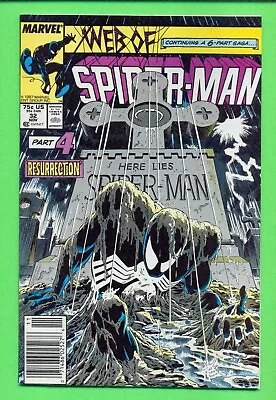 Buy Web Of Spiderman #32 November 1987newsstand Edition Mid-grade Item: 24-553 • 39.52£