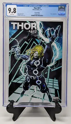 Buy Thor #617 (2011) Tron Variant Cover, 1st Kid Loki! CGC 9.8⚡ Brand New Case! • 236.53£
