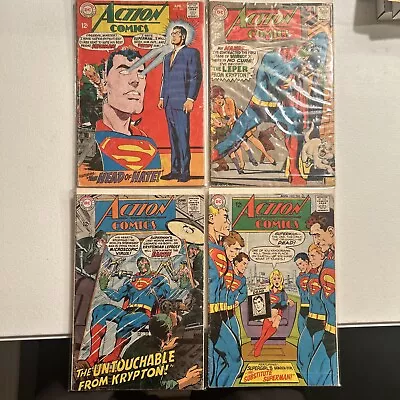Buy Superman Action Comics 4x Issues #362, 363, 364, 366 • 16.06£