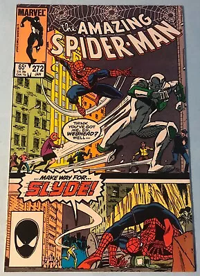 Buy Amazing Spider-man #272 VF+ 1986 Marvel 1st App. Slyde • 3.99£