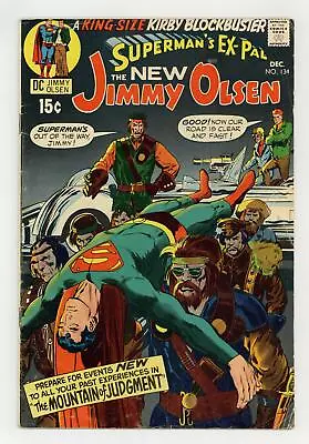 Buy Superman's Pal Jimmy Olsen #134 VG- 3.5 1970 1st App. Darkseid (cameo) • 90.92£