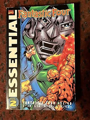 Buy GRAPHIC NOVEL - Essential Fantastic Four Vol#2 21-#40 Lee Kirby PB Marvel 2001 • 15£