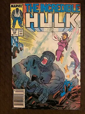 Buy The Incredible Hulk #338  Marvel, December 1987~1st App Mercy 1st Printing • 4.74£