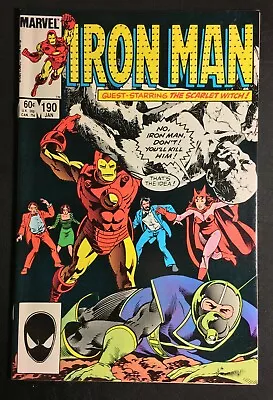 Buy Iron Man 190 Scarlet Witch Vision V 1 Mockingbird Avengers Thor Hulk • 11.95£