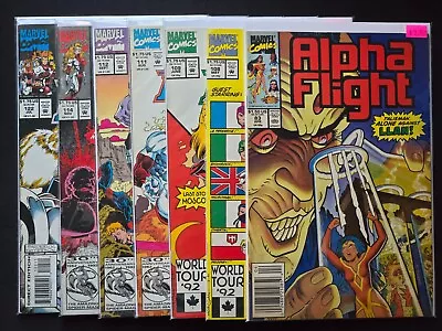 Buy (LOT 7) Alpha Flight #s 83 108 108 111 112 114 122 Marvel Comics 1990 1992 1993 • 3.99£