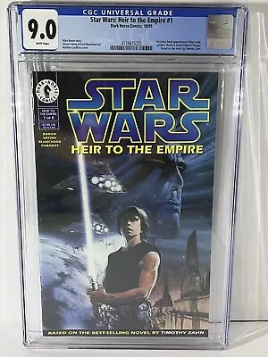 Buy Star Wars Heir To The Empire #1 1st App Of Thrawn (Dark Horse 1995) CGC 9.0 • 95.93£