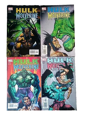 Buy Marvel Comics Hulk Wolverine SIX HOURS #1 - 4 Full Set 2003 • 4.99£