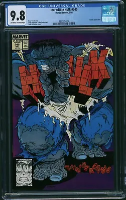 Buy Incredible Hulk #345 (Marvel, 1988) CGC 9.8 - Classic Todd McFarlane Cover • 556.42£