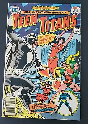 Buy TEEN TITANS  #44  The Man Who Toppled The Titans  (DC, 1976) 1st App Guardian • 4.34£