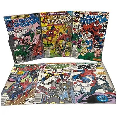 Buy Lot Of 6 Marvel Comics Amazing Spider-Man 342 343 348 353 354 358 Gatefold Cover • 15.40£