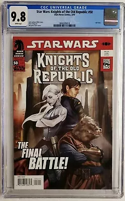 Buy 💥 Star Wars Knights Of The Old Republic #50 Cgc 9.8 Last Issue Dark Horse 2010 • 151.87£