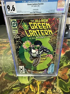 Buy GREEN LANTERN V.3 #51 2nd Print DC UNIVERSE LOGO MULTIPACK EDITION CGC 9.6 • 157.68£