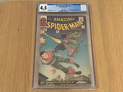 Buy Amazing Spider-Man #39 (1966) CGC 4.5 -1st Romita Sr Art - Rare UK Price Variant • 189.95£
