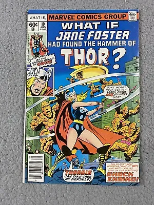 Buy What If? #10 1st Jane Foster As Thor MCU Raw Copy 1978 KEY ISSUE Thordis Marvel • 44.91£