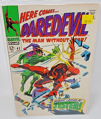Buy Daredevil #42 Jester 1st Appearance *1968* 7.5 • 34.13£