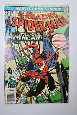 Buy Amazing Spider-Man #161 1st Cameo Of Jigsaw & 1st Crossover Nightcrawler VF/VF+ • 48.26£