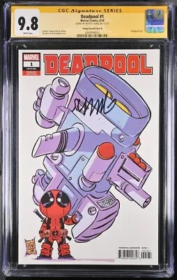 Buy Deadpool #1 CGC 9.8 Signed By Skottie Young • 140.43£