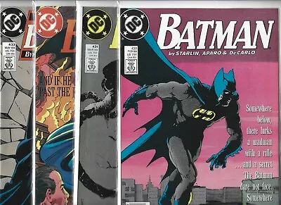 Buy Batman #430,#431,#432,#433,#434,#435,#436 & #437   Lot Of 8 (1989, DC Comics) • 67.24£