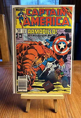 Buy Captain America #308 1st Appearance Of The Armadillo Marvel 1985 Newsstand FN • 6.39£